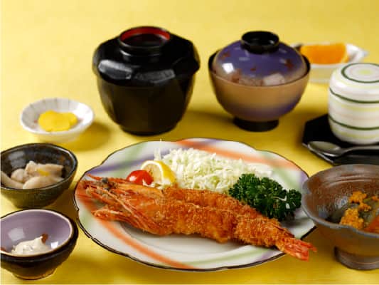 エビフライ定食