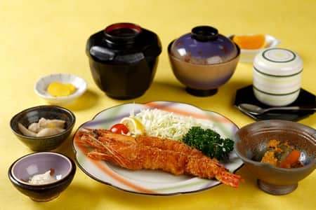 エビフライ定食